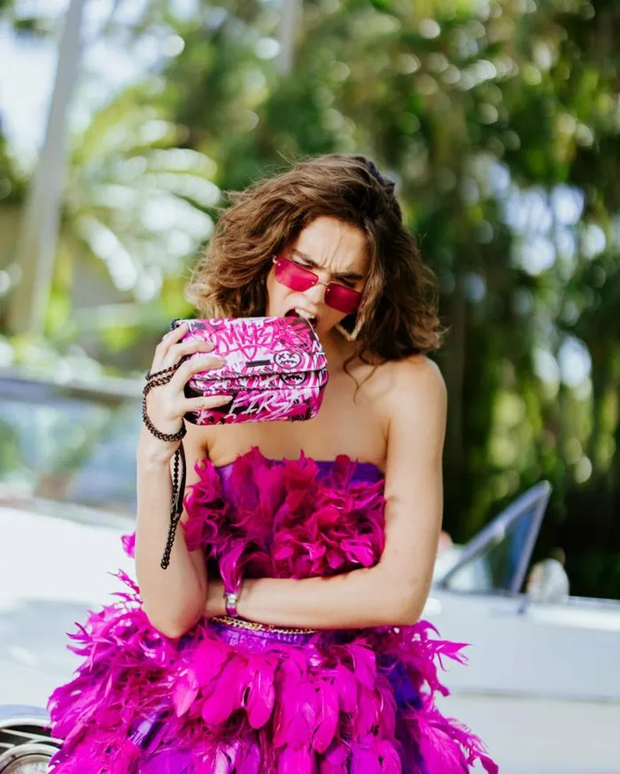 Bags SPRAYGROUND AFTERGLOW SKYGLOW SHARK HANDBAG