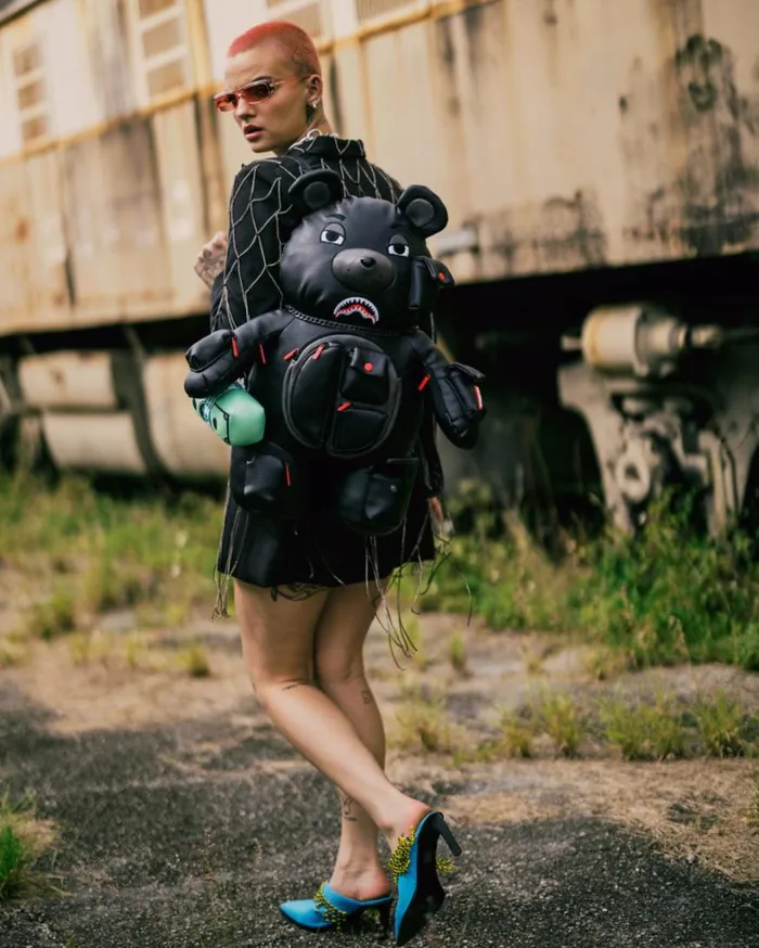 Bags SPRAYGROUND AIRFREIGHT MONEYBEAR TEDDYBEAR BACKPACK