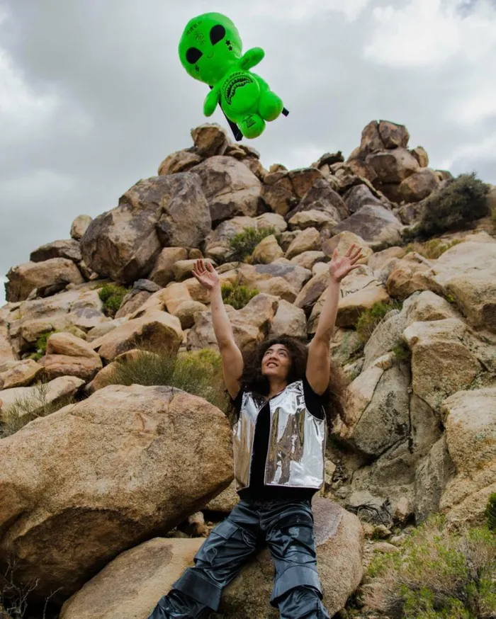 Bags SPRAYGROUND ALIEN PLUSH BACKPACK