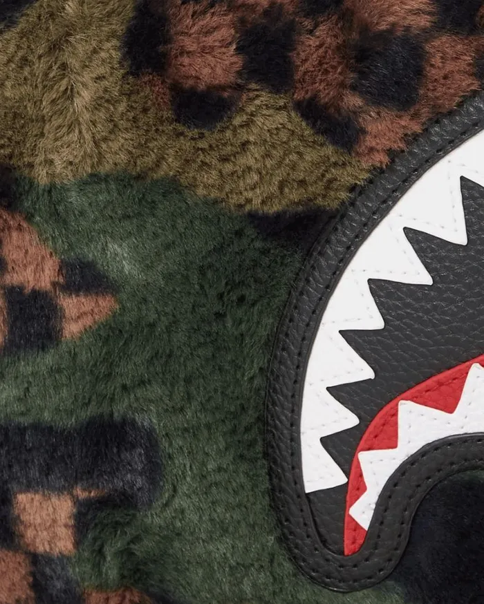 Bags SPRAYGROUND BIG SKY FUR SHARK CROSSOVER CLUTCH