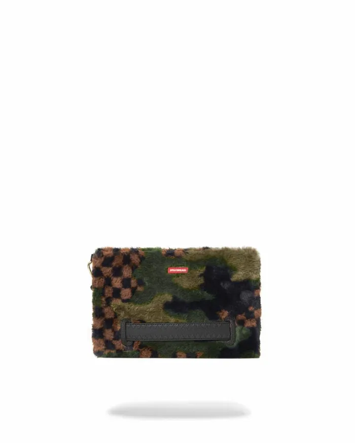 Bags SPRAYGROUND BIG SKY FUR SHARK CROSSOVER CLUTCH