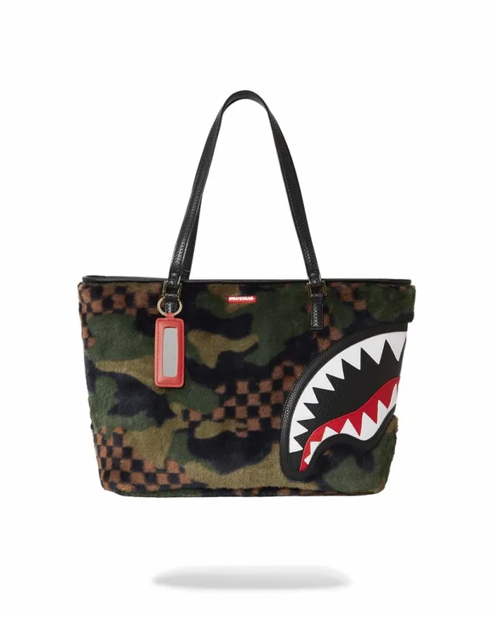 Bags SPRAYGROUND BIG SKY FUR SHARK TOTE
