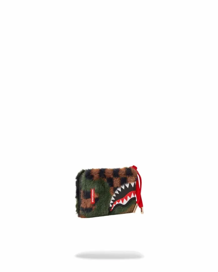 Bags SPRAYGROUND BIG SKY FUR SHARK WALLET
