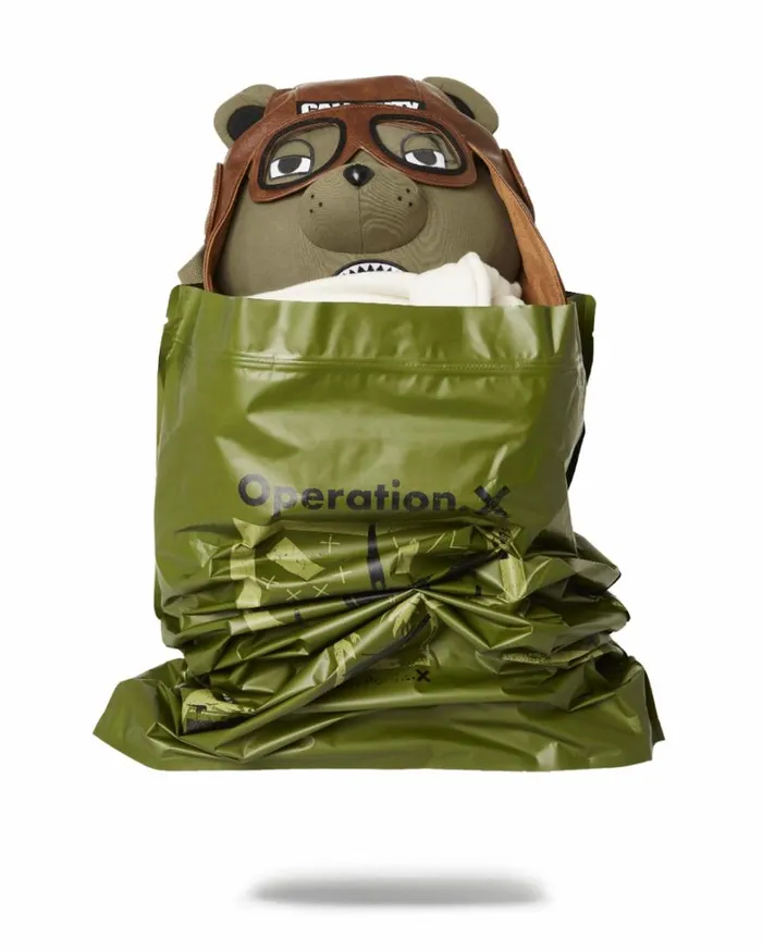 Bags SPRAYGROUND CALL OF DUTY AVIATOR FEARLESS MONEYBEAR TEDDYBEAR BACKPACK