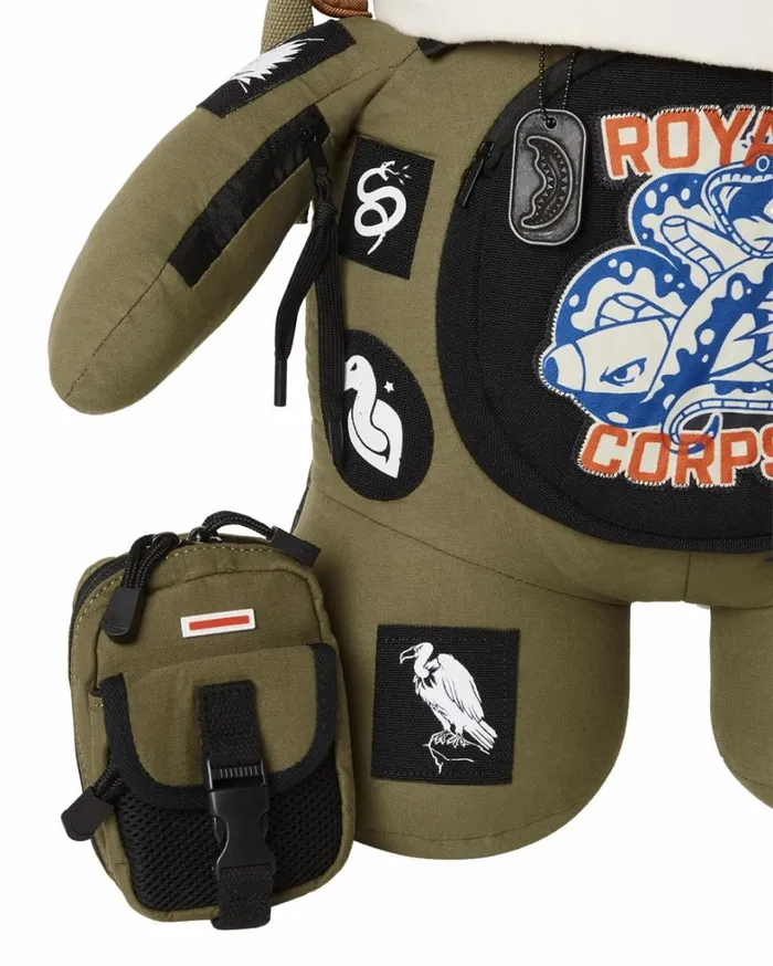 Bags SPRAYGROUND CALL OF DUTY AVIATOR FEARLESS MONEYBEAR TEDDYBEAR BACKPACK