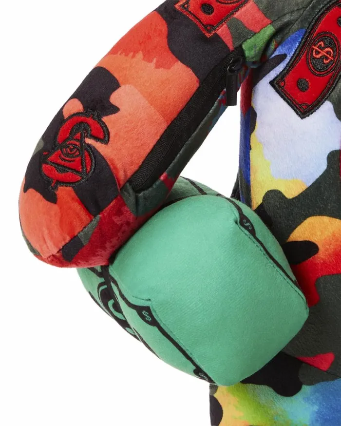 Bags SPRAYGROUND CAMOBURST MONEYBEAR TEDDYBEAR BACKPACK