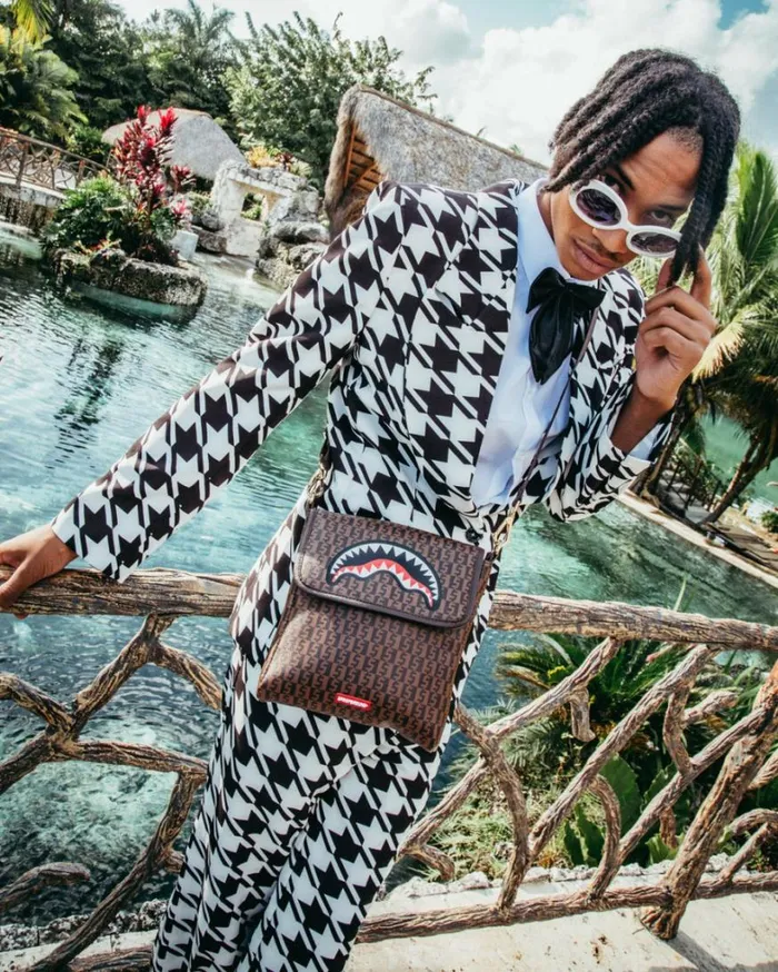 Bags SPRAYGROUND CASHIN CHECKS SHOULDER BAG