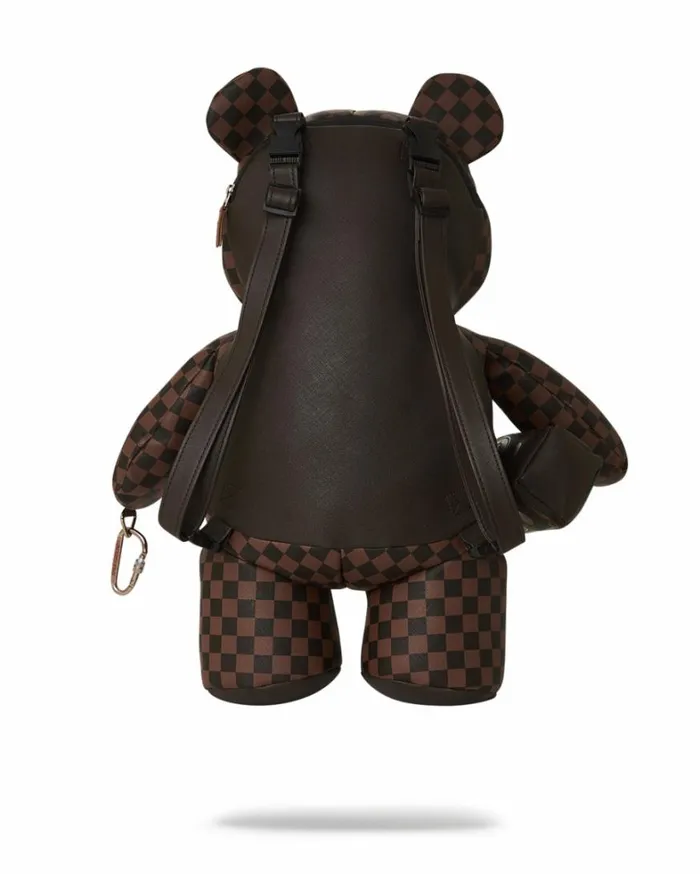 Bags SPRAYGROUND CHECKMATE ROYALE MONEYBEAR TEDDYBEAR BACKPACK