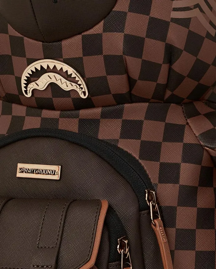 Bags SPRAYGROUND CHECKMATE ROYALE MONEYBEAR TEDDYBEAR BACKPACK