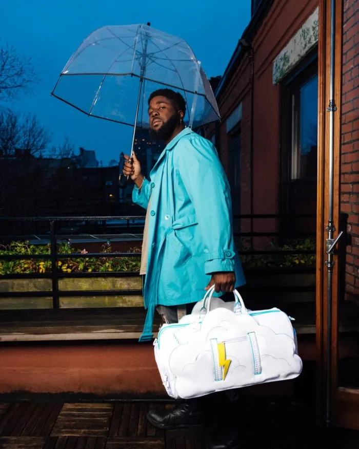 Bags SPRAYGROUND CLOUDY WITH A CHANCE OF SHARK DUFFLE
