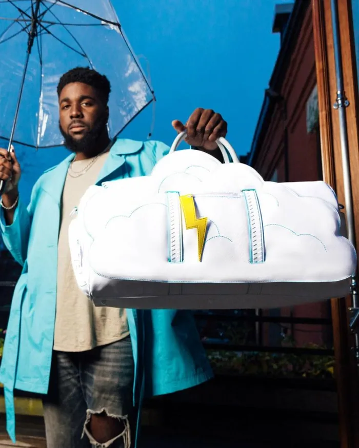 Bags SPRAYGROUND CLOUDY WITH A CHANCE OF SHARK DUFFLE
