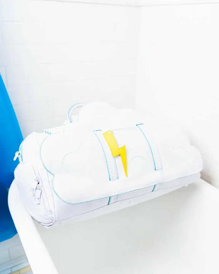 Bags SPRAYGROUND CLOUDY WITH A CHANCE OF SHARK DUFFLE