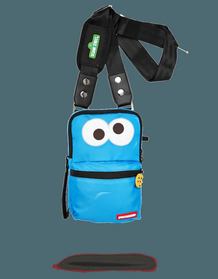 Bags SPRAYGROUND COOKIE MONSTER SHARK SLING