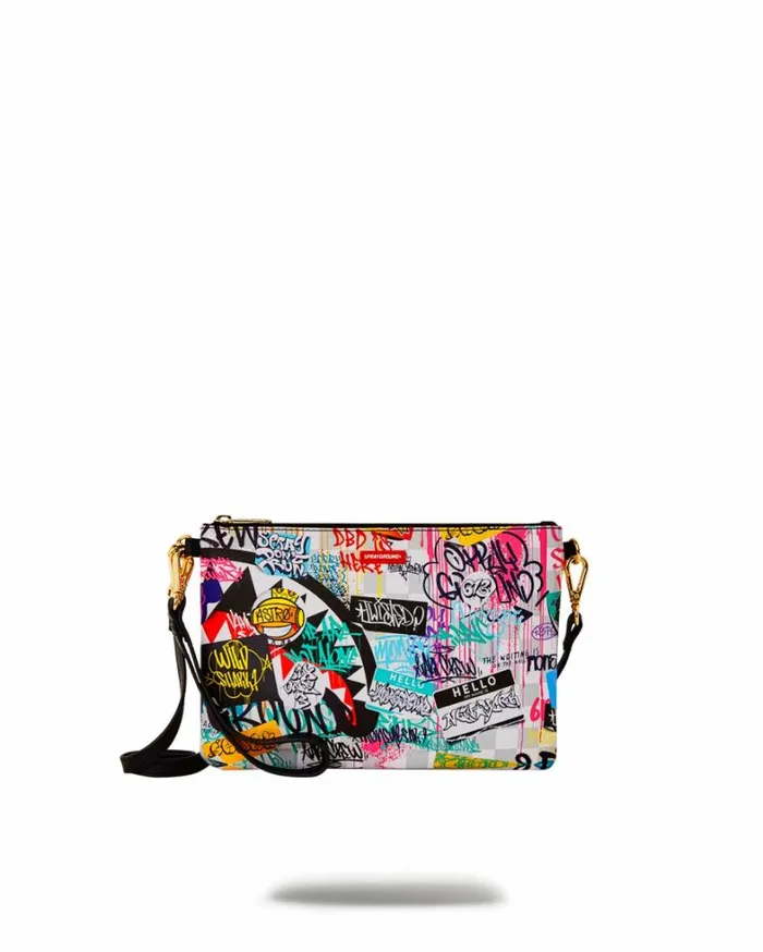 Bags SPRAYGROUND CREATE ANOTHER DAY CROSSOVER CLUTCH W SHOULDER STRAP