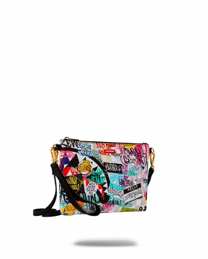 Bags SPRAYGROUND CREATE ANOTHER DAY CROSSOVER CLUTCH W SHOULDER STRAP