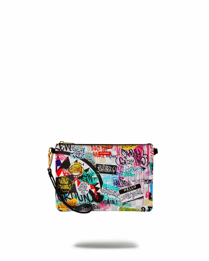 Bags SPRAYGROUND CREATE ANOTHER DAY CROSSOVER CLUTCH W SHOULDER STRAP