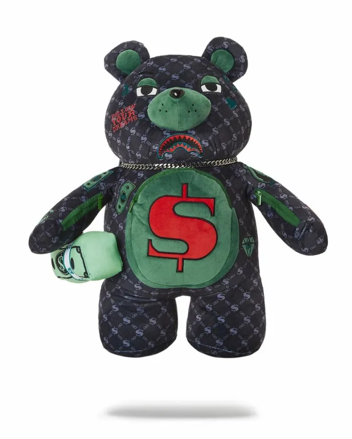 Bags SPRAYGROUND DINERO MONEYBEAR TEDDYBEAR BACKPACK