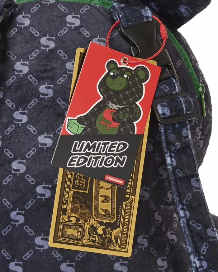 Bags SPRAYGROUND DINERO MONEYBEAR TEDDYBEAR BACKPACK