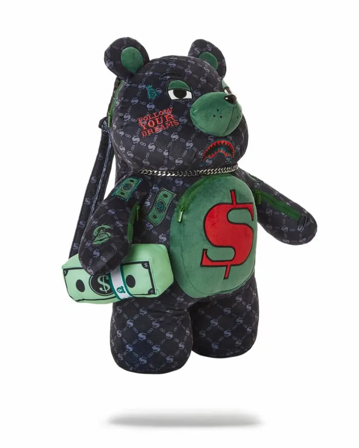 Bags SPRAYGROUND DINERO MONEYBEAR TEDDYBEAR BACKPACK