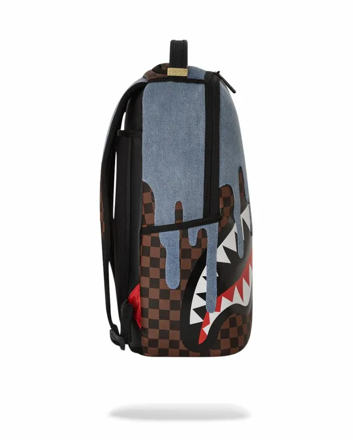 Bags SPRAYGROUND FABRIC HOUSE SHARK DRIP BACKPACK