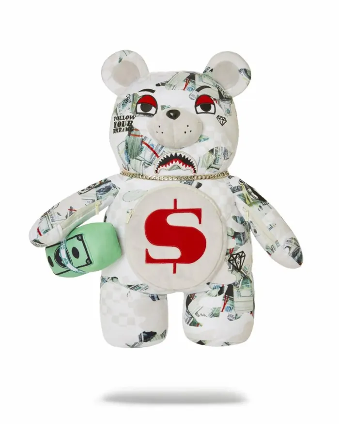 Bags SPRAYGROUND FEROCIOU MONEYBEAR TEDDYBEAR BACKPACK