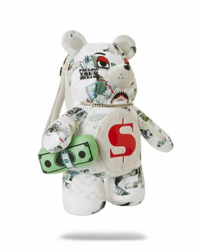 Bags SPRAYGROUND FEROCIOU MONEYBEAR TEDDYBEAR BACKPACK