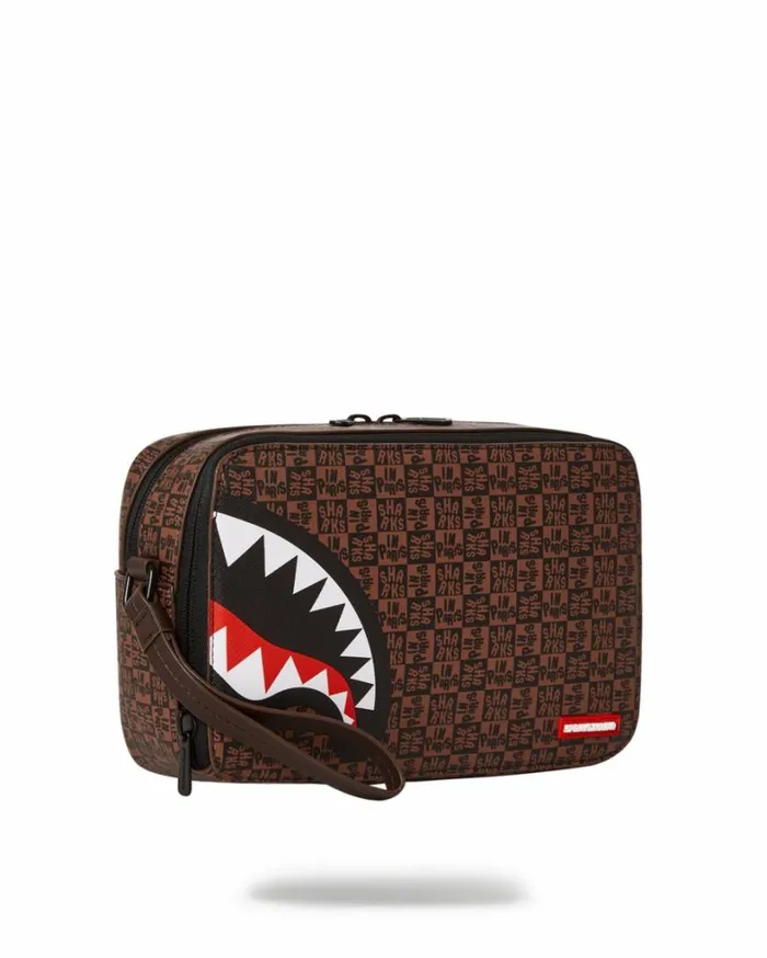 Bags SPRAYGROUND FRENZY SHARKS TOILETRY BAG