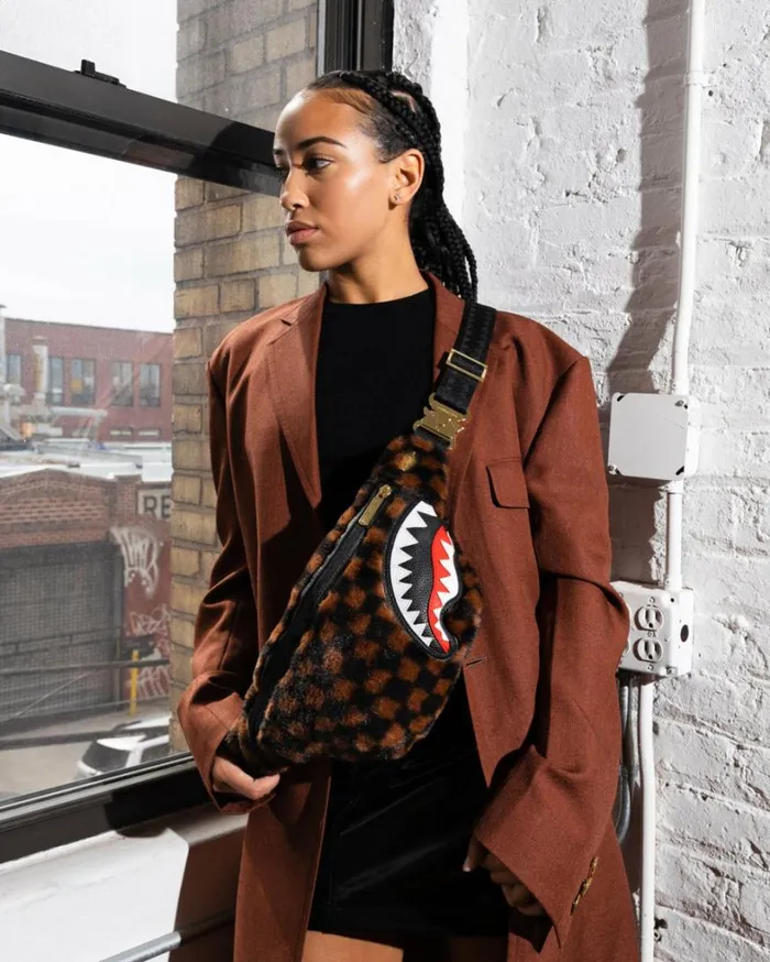 Bags SPRAYGROUND FURRR SHARKS IN PARIS SAVVY CROSSBODY