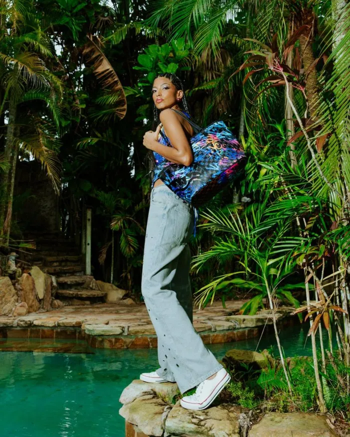 Bags SPRAYGROUND GLOW IN THE DARK CITY OF LIGHT TOTE