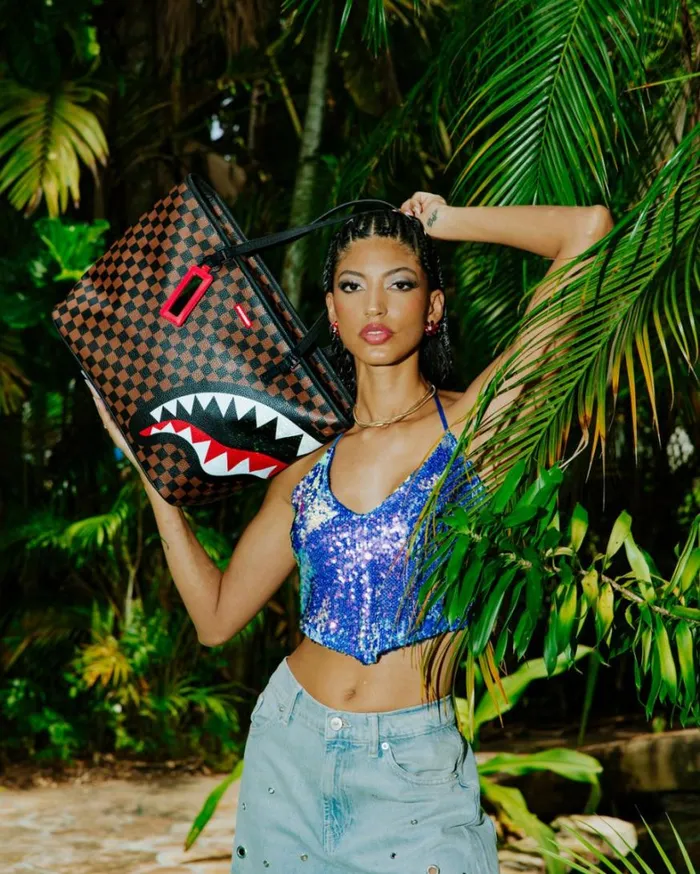 Bags SPRAYGROUND GLOW IN THE DARK CITY OF LIGHT TOTE