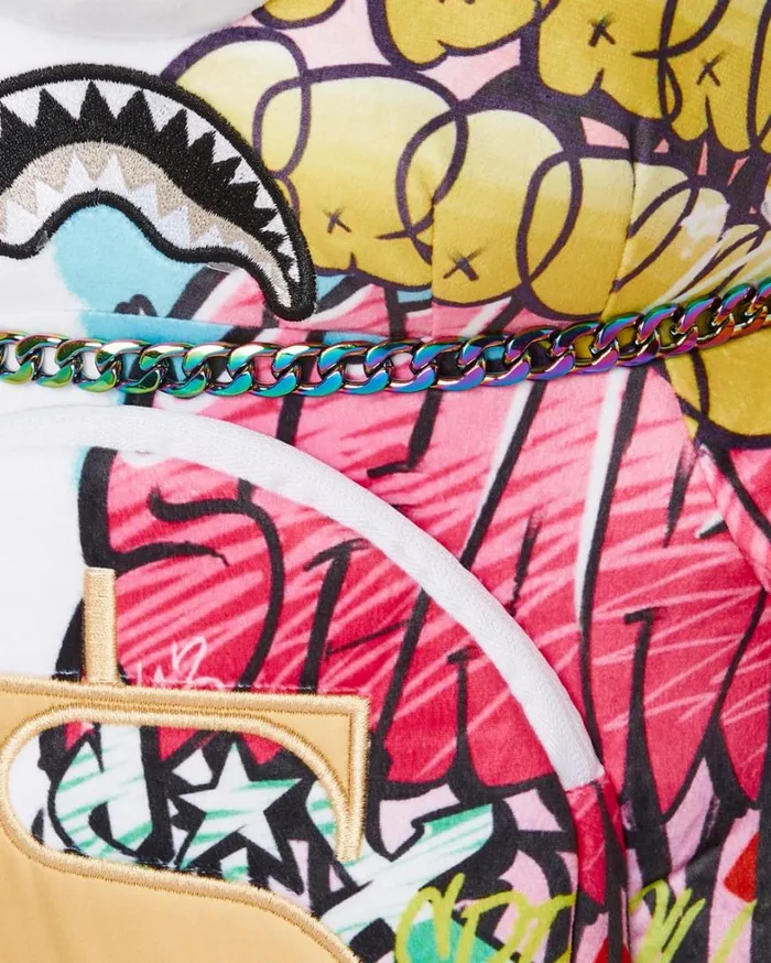 Bags SPRAYGROUND HALF GRAFF MONEYBEAR TEDDYBEAR BACKPACK