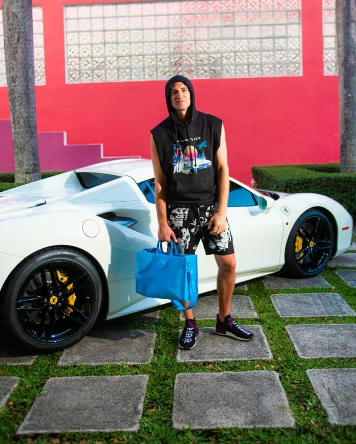 Bags SPRAYGROUND HEAVY METAL SHARK BLUE TORTUGA TOTE