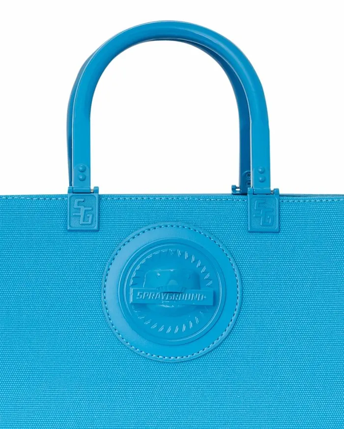 Bags SPRAYGROUND HEAVY METAL SHARK BLUE TORTUGA TOTE