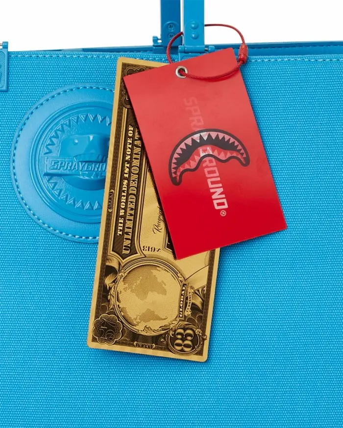 Bags SPRAYGROUND HEAVY METAL SHARK BLUE TORTUGA TOTE