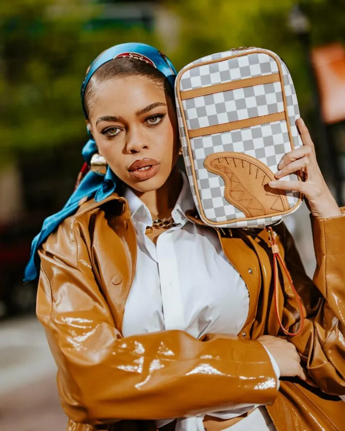 Bags SPRAYGROUND HENNY LATTE BRICKSIDE TOILETRY BAG