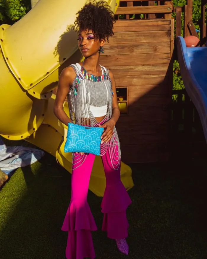 Bags SPRAYGROUND ILLUCHAINS TURQ CROSSOVER CLUTCH Bags SPRAYGROUND ILLUCHAINS TURQ CROSSOVER CLUTCH