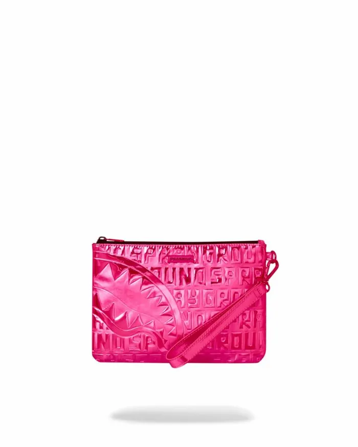 Bags SPRAYGROUND INFINITI PINK DIAMOND CROSSOVER CLUTCH