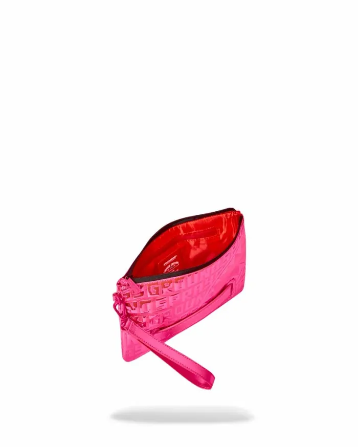Bags SPRAYGROUND INFINITI PINK DIAMOND CROSSOVER CLUTCH
