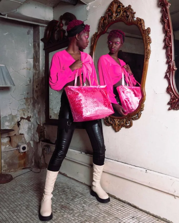 Bags SPRAYGROUND INFINITI PINK DIAMOND TOTE