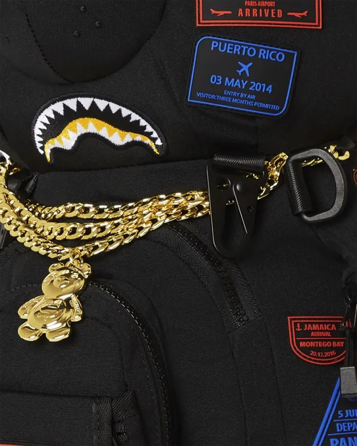 Bags SPRAYGROUND JAMES FIRST CLASS I GOT THESE STAMPS MONEYBEAR