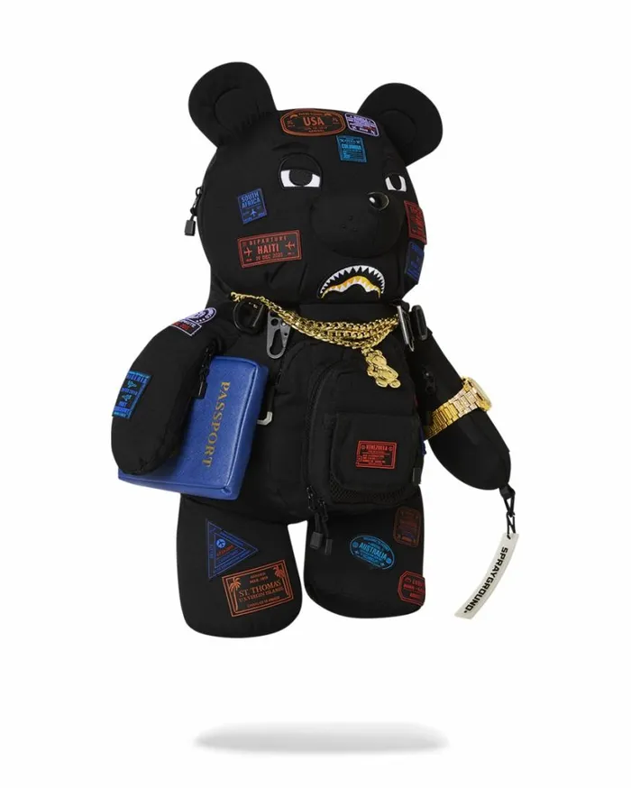 Bags SPRAYGROUND JAMES FIRST CLASS I GOT THESE STAMPS MONEYBEAR