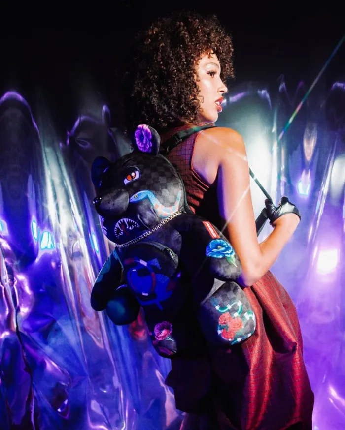Bags SPRAYGROUND JARDIN D039EDEN MONEYBEAR TEDDYBEAR BACKPACK