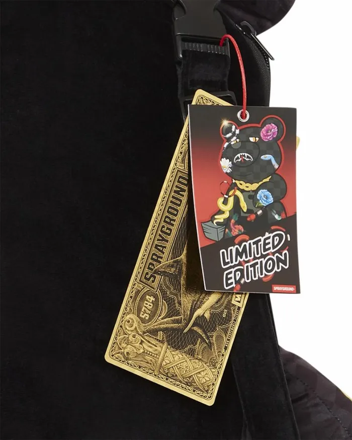 Bags SPRAYGROUND JARDIN D039EDEN MONEYBEAR TEDDYBEAR BACKPACK
