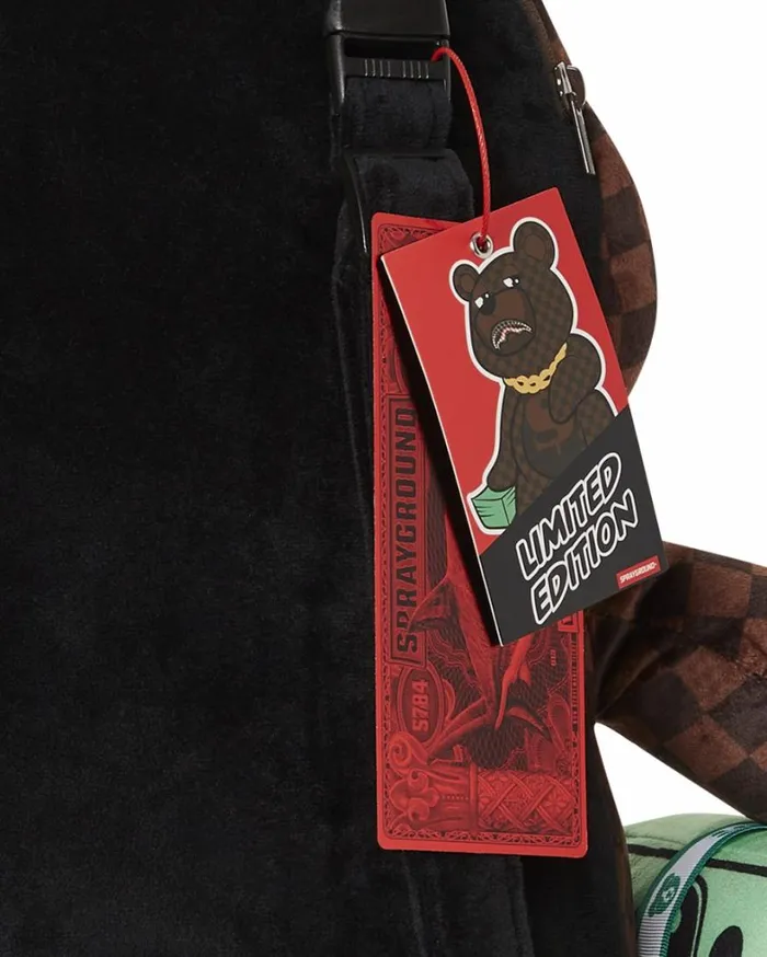 Bags SPRAYGROUND LENTICULAR EFFECTS MONEYBEAR TEDDYBEAR BACKPACK