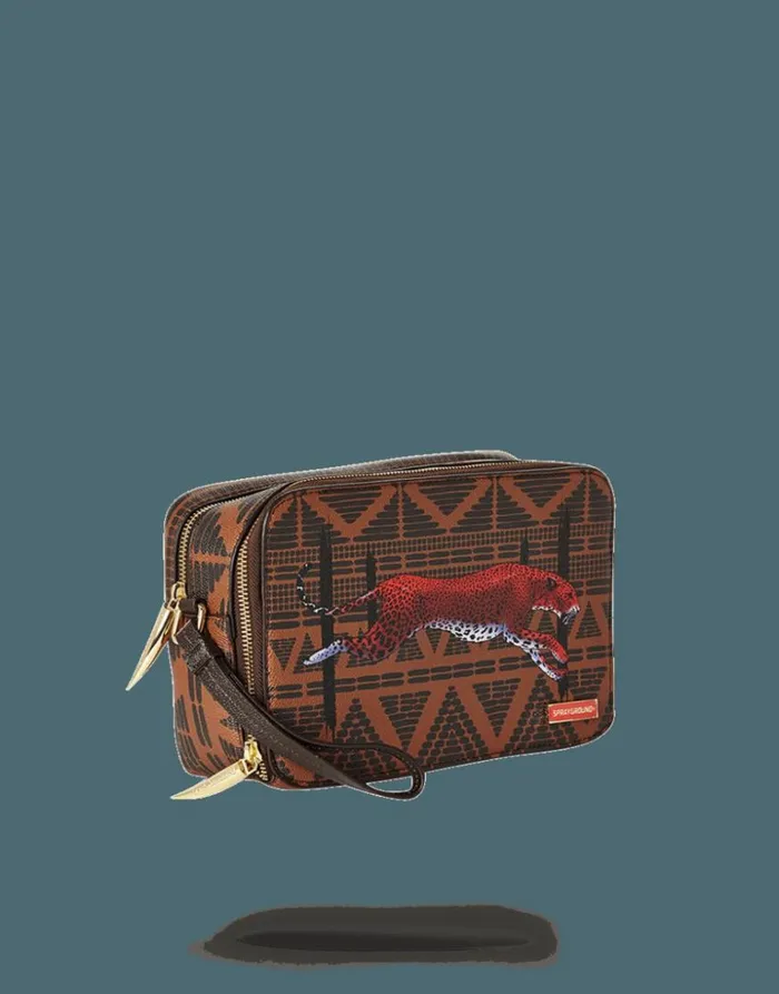 Bags SPRAYGROUND LEOPARDS IN PARIS TOILETRY AKA MONEY BAG