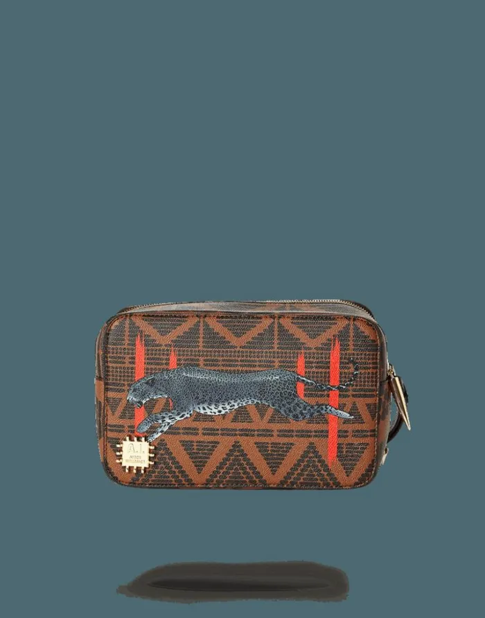 Bags SPRAYGROUND LEOPARDS IN PARIS TOILETRY AKA MONEY BAG
