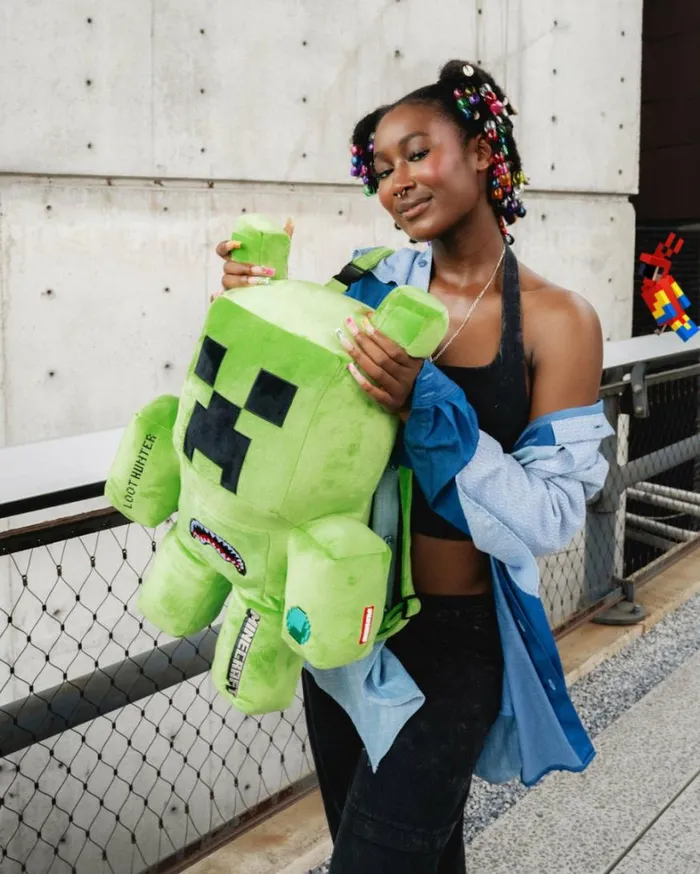 Bags SPRAYGROUND MINECRAFT CREEPER MONEYBEAR BACKPACK