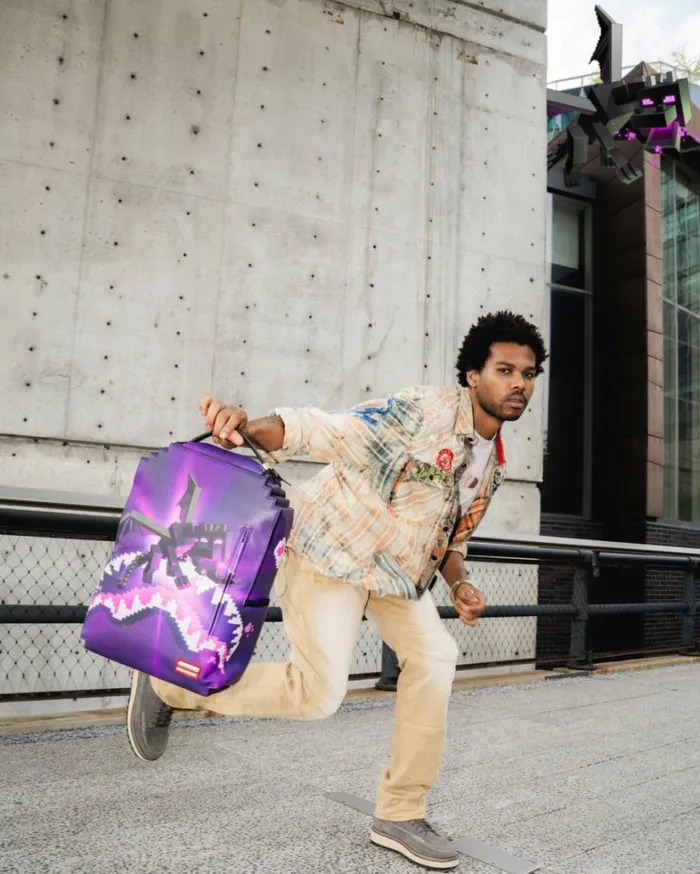 Bags SPRAYGROUND MINECRAFT ENDER DRAGON ATTACK BACKPACK