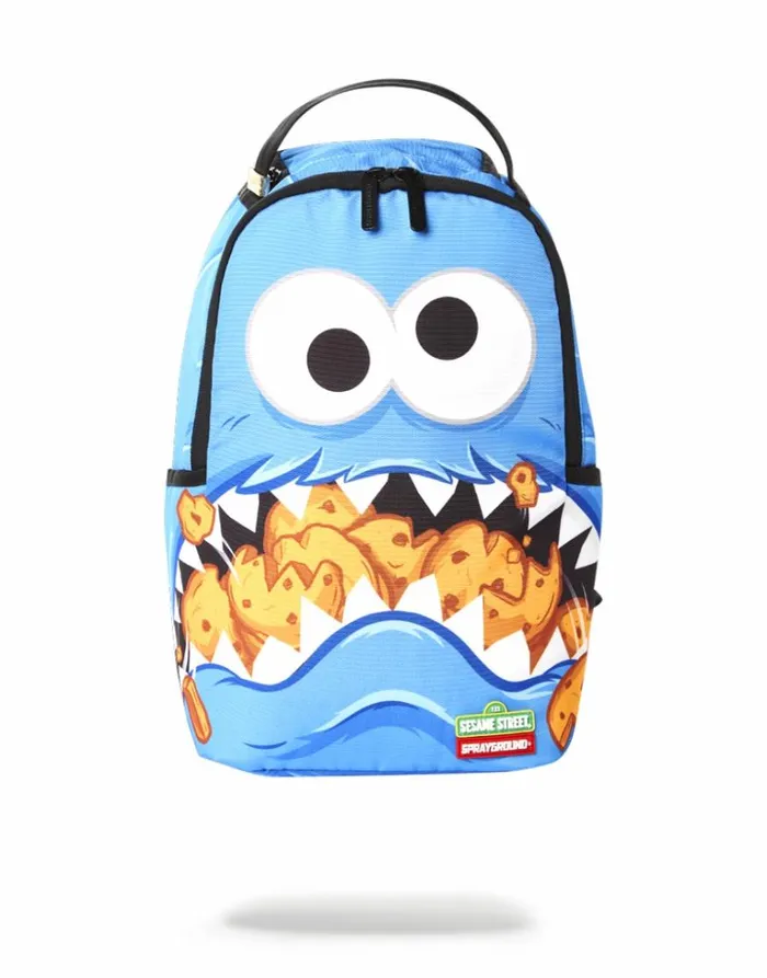 Bags SPRAYGROUND MINI COOKIE MONSTER SHARK BACKPACK