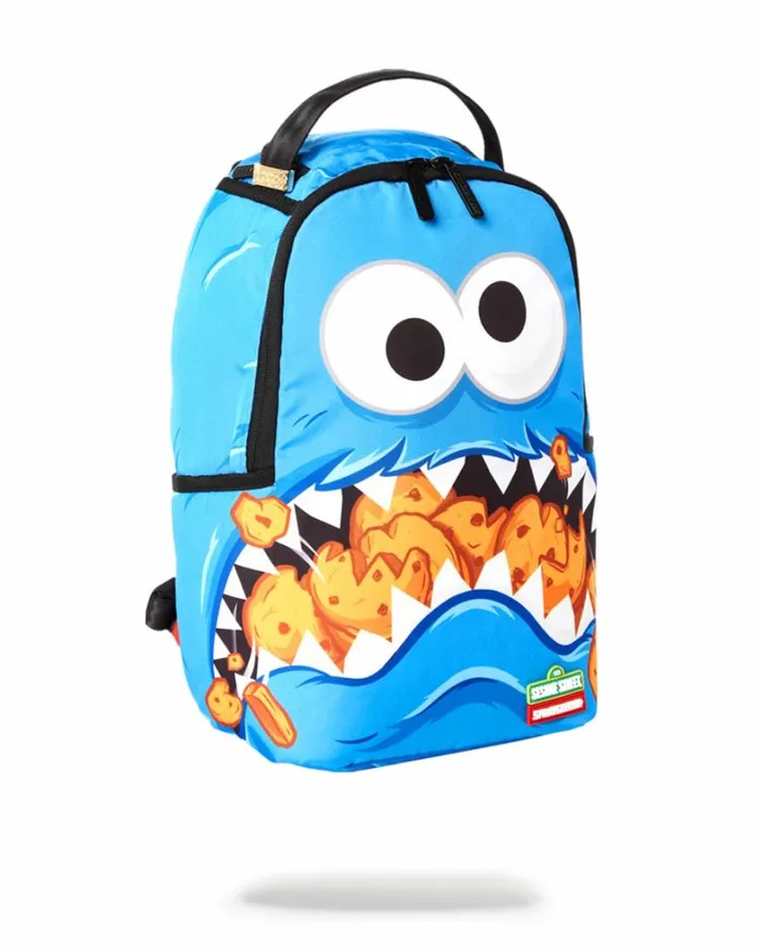 Bags SPRAYGROUND MINI COOKIE MONSTER SHARK BACKPACK